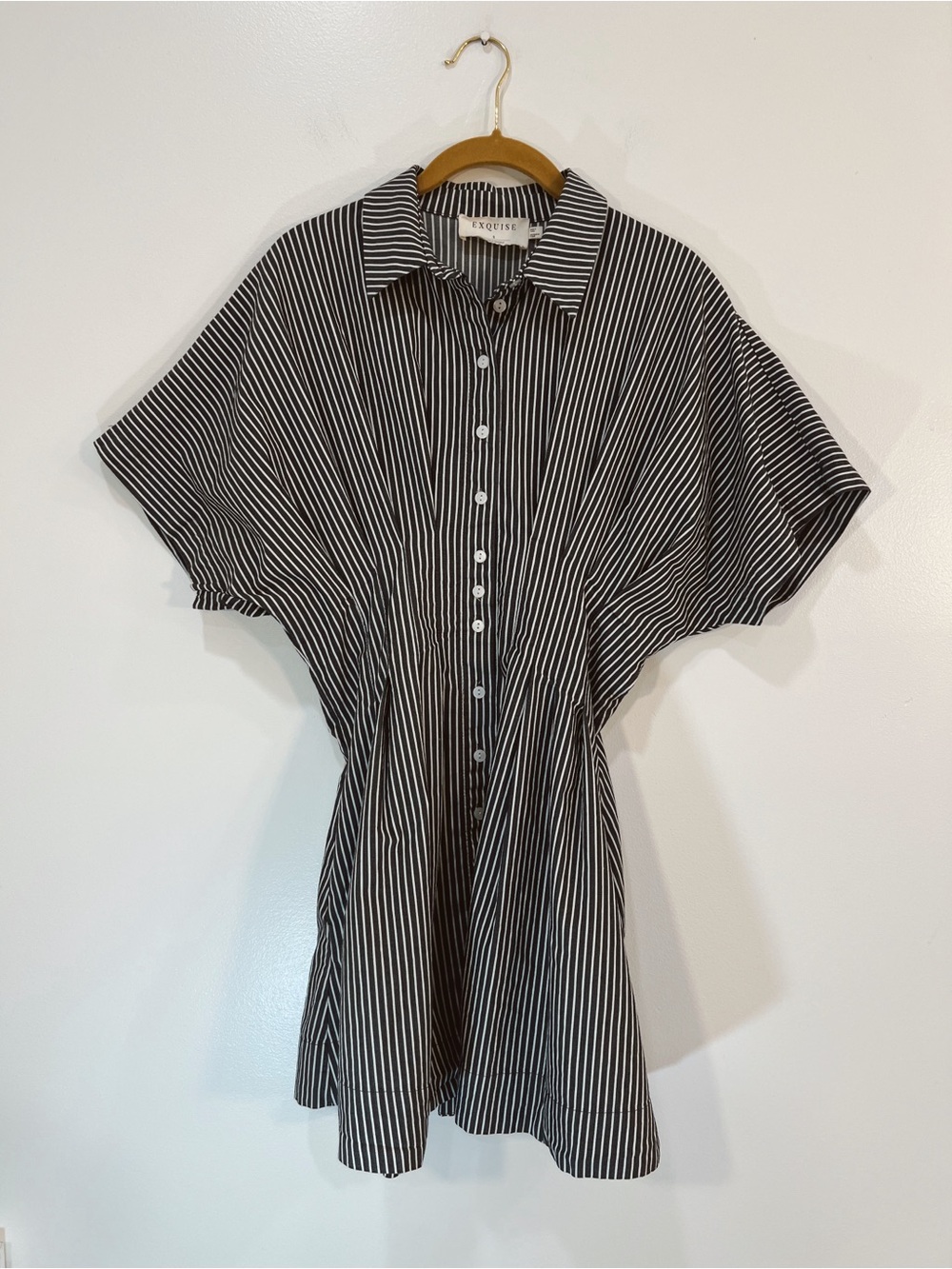 Tobie Mini Shirt Dress by Exquise - Picture 2 of 12